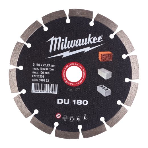 Milwaukee Diamanttrennscheibe DU 180 mm Universal Milwaukee Diamanttrennscheibe DU 180 mm Universal