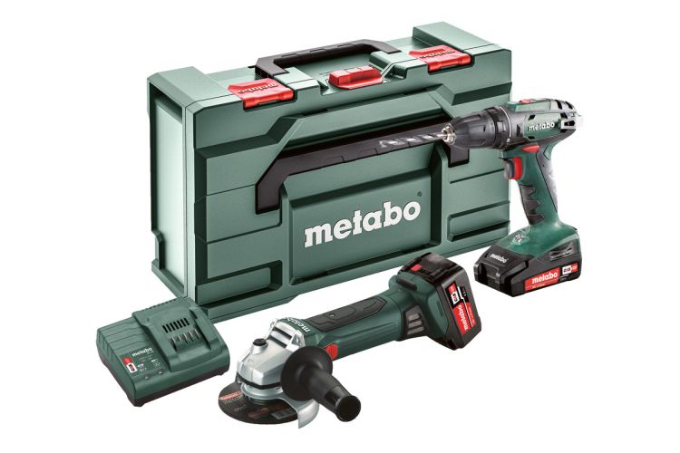 Akkuset Combo Set 2.4.3 18 V (685082000); BS 18 + W 18 LTX 125 Quick; metaBOX 165 L