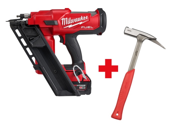 Milwaukee FUEL™ M18 FFNS-502C Akku-Nagler inkl. Latthammer 750 gramm