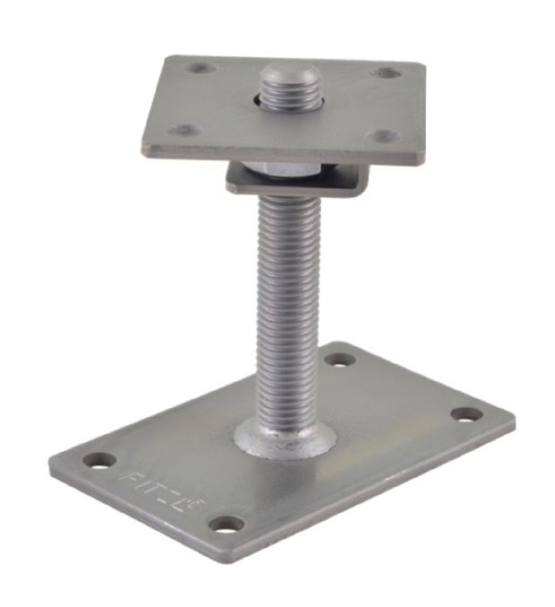 11013-1202-1 Pitzl 11013.1202 Pfostenträger easy Gewindestange mit Sicherungslasche