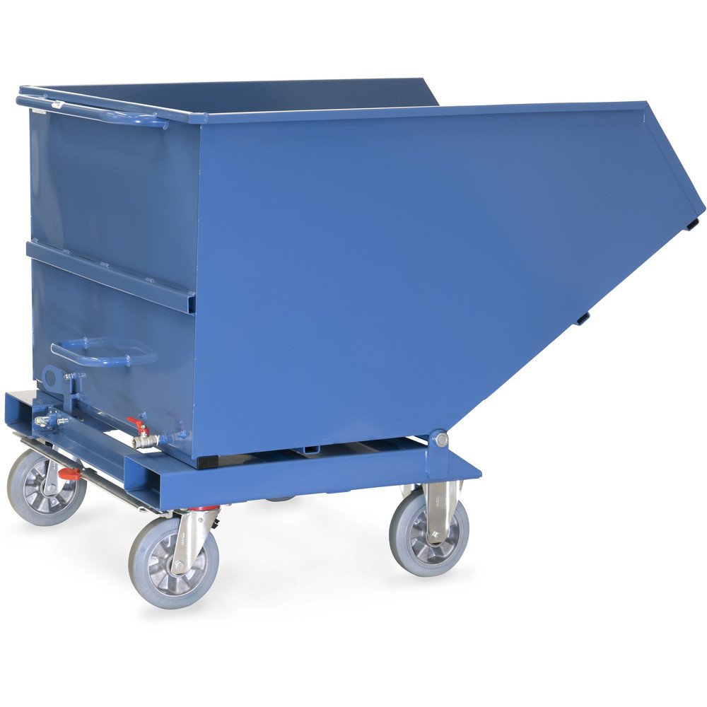 Fetra Muldenkipper 4704A mit ABLASSHAHN Kastenmaße 1.321 x 1044 x 735 mm