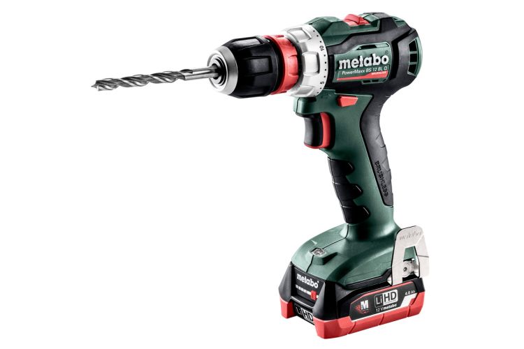 Akku-Bohrschrauber PowerMaxx BS 12 BL Q (601039800); metaBOX 118; 12V 2x4Ah LiHD + ASC 55