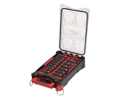 Milwaukee SHOCKWAVE Schlagnuss-Set 1/2" lang 16-teilig Milwaukee SHOCKWAVE Schlagnuss-Set 1/2" lang 16-teilig