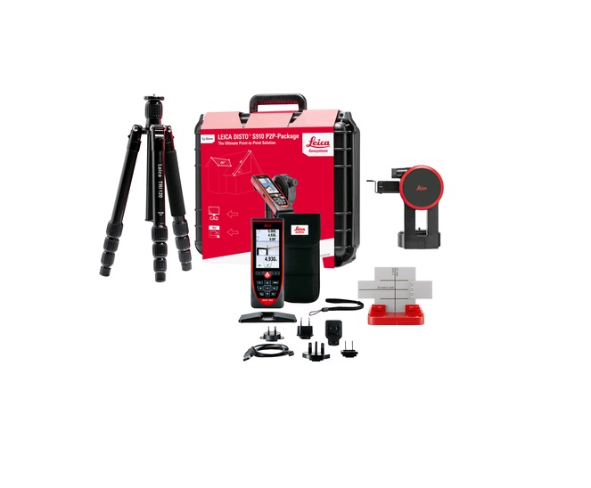 Leica DISTO S910 inkl. Leica Adapter FTA 360-S und TRI 120 in robustem Koffer 887900