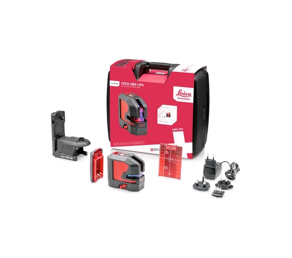 Leica Lino L2P5 kombinierter Punkt- und  Kreuzlinienlaser, selbstnivellierend, rote Laserdioden 8644