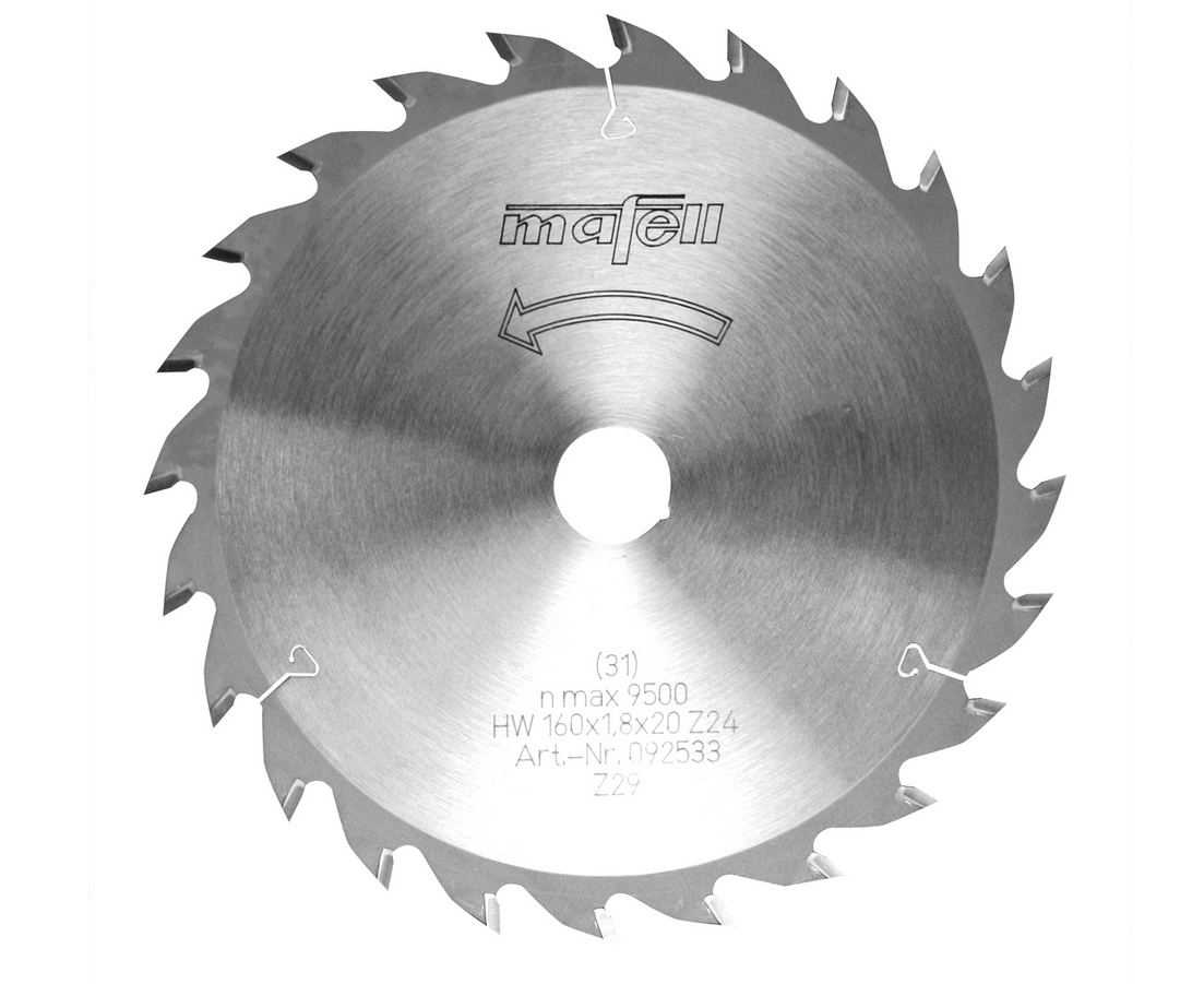 Mafell HM-Sägeblatt für KSP 55 F 160x1,2/1,8X20  Mafell HM-Sägeblatt für KSP 55 F 160x1,2/1,8X20