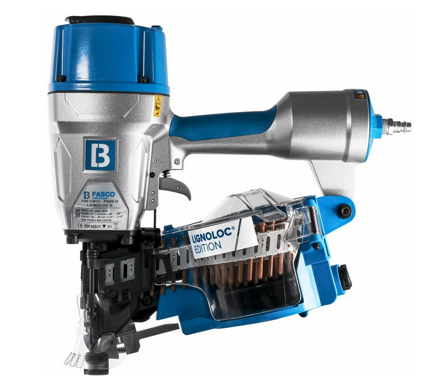 Lignoloc Holznagler F44 für 15° LignoLoc® Coilnägel aus Holz im Plastikband bis 60mm Lignoloc Holznagler F44 für 15° LignoLoc® Coilnägel aus Holz im Plastikband bis 60mm