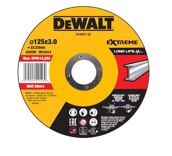 Dewalt Trennscheiben ø125mm DT43911  Dewalt Trennscheiben ø125mm DT43911