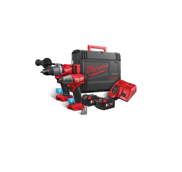 Milwaukee M18ONEPP2B2-502X M18 Geräteset Best. aus 1x Schlagschrauber und 1x Schlagbohrschrauber Milwaukee M18ONEPP2B2-502X M18 Geräteset Best. aus 1x Schlagschrauber und 1x Schlagbohrschrauber