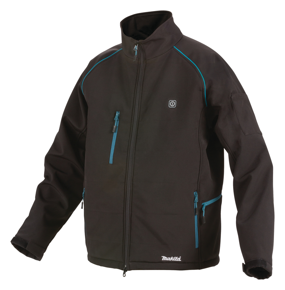 Makita Akku-Thermojacke Gr. 2XL 12V max. - 18V Heizelemente 5 , Heizstufen 3 , Heizdauer Low bis