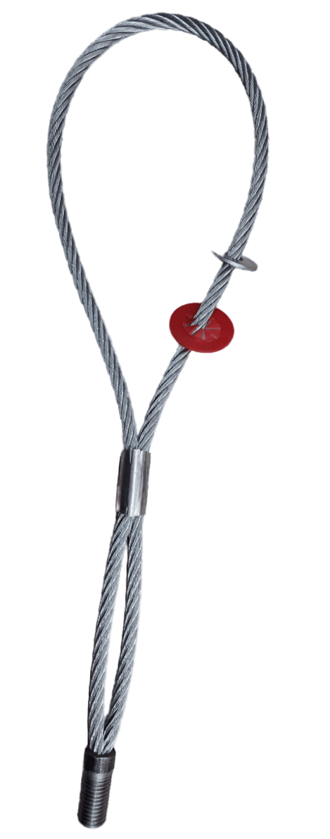 Seilschlaufe/ Seilöse Volldrahtstahlseil M16, Tragkraft 1.200 kg Seilschlaufe/ Seilöse Volldrahtstahlseil M16, Tragkraft 1.200 kg