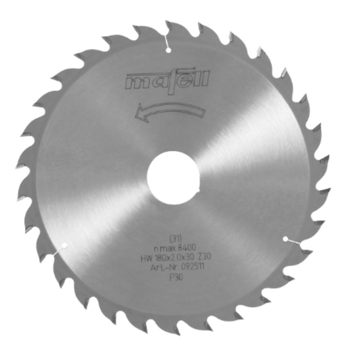 Mafell Sägebl.-HM 180x2.0x30 30Z/WZ füt universellen EInsatz im Holz Mafell Sägebl.-HM 180x2.0x30 30Z/WZ füt universellen EInsatz im Holz