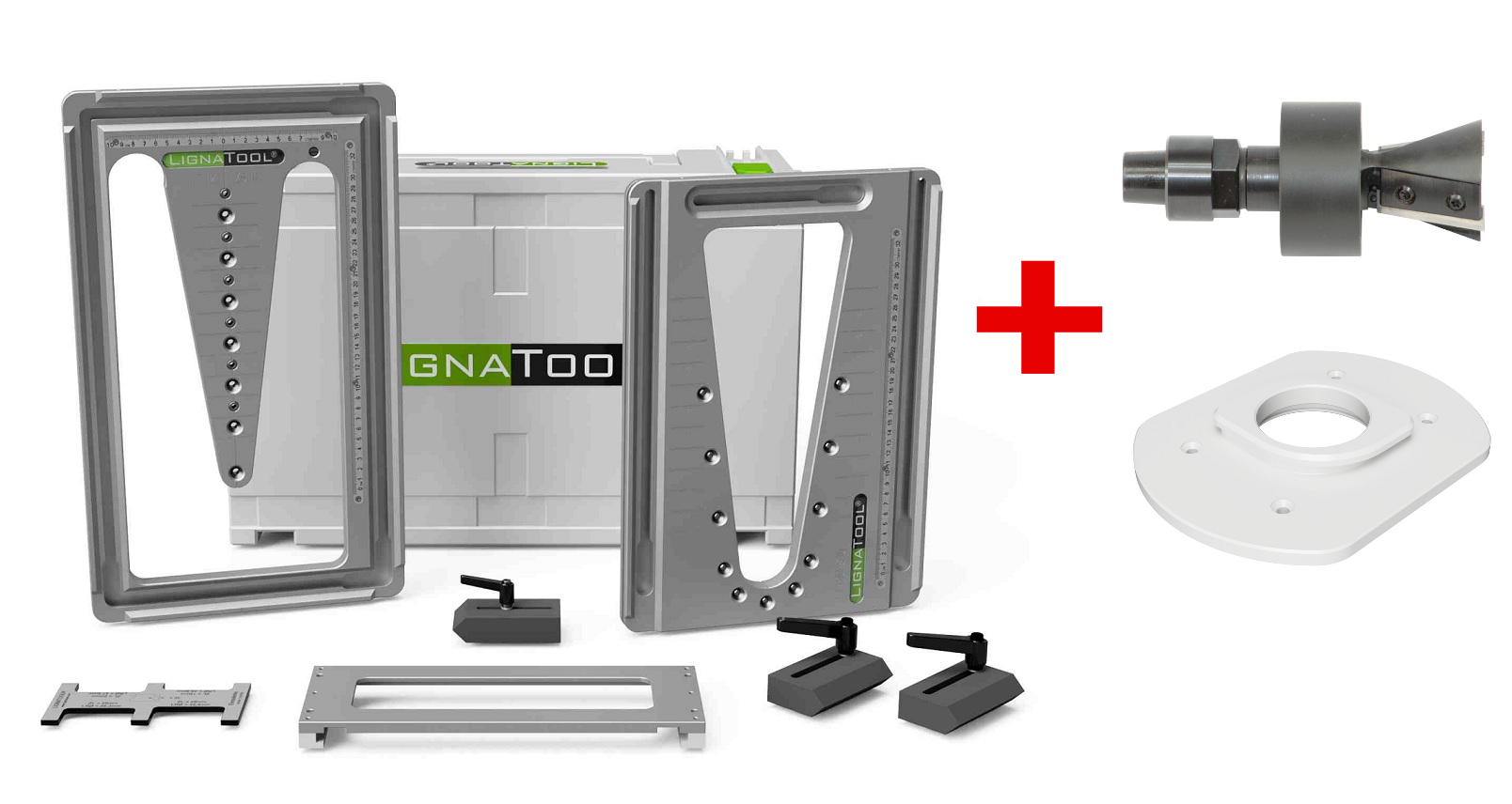 Lignatool LT060 Set Start 15° inkl. Konus-Wendeplattenfräser 15° und Arretierplatte Lignatool LT060 Set Start 15° inkl. Konus-Wendeplattenfräser 15° und Arretierplatte