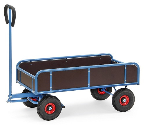 Fetra Handwagen 2-Achser mit 4 Wänden und Ladefläche 1.145 x 645 mm 4124