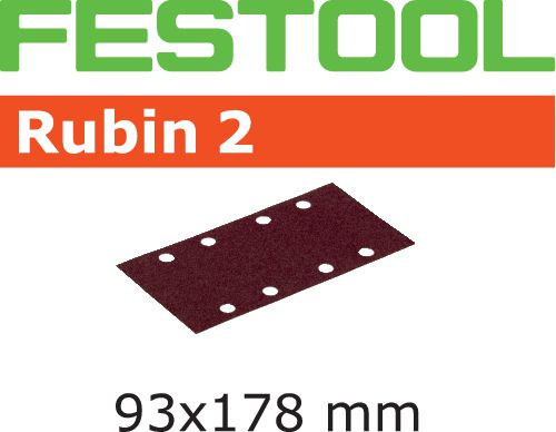Festool Schleifstreifen STF 93X178/8 P80 RU2/50 Rubin 2