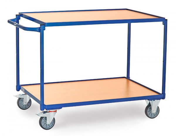 Fetra leichter Tischwagen mit 2 Böden und einer Ladefläche von 1.000 x 700 mm 2944