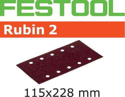 Festool Schleifstreifen STF 115X228 P150 RU2/50 Rubin 2