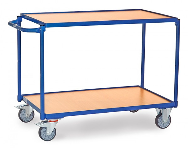 Fetra leichter Tischwagen mit 2 Böden und einer Ladefläche von 1.000 x 600 mm 2942