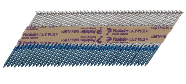Paslode Impulse Streifennägel ø3,1x80 34° papiergebunden, Galv-Plus® (gerillt) + Fuel Cell