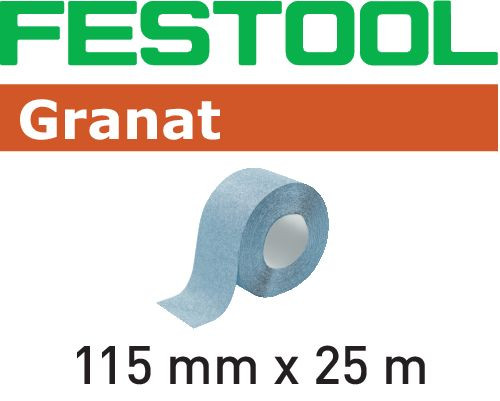 Festool Schleifrolle 115x25m P120 GR Granat