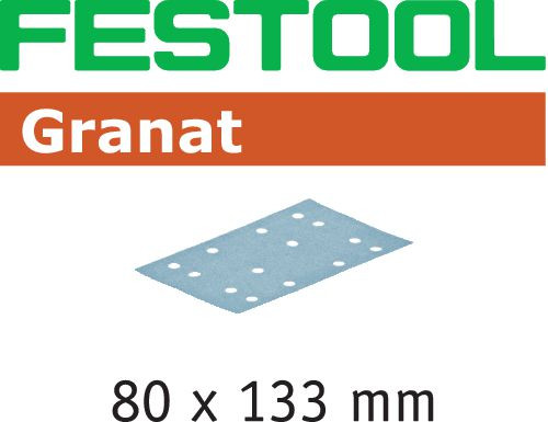 Festool Schleifstreifen STF 80x133 P40 GR50 Granat