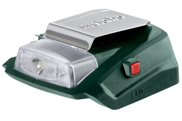 Akku-Power-Adapter PA 14.4-18 LED-USB (600288000); mit 12 V-Anschluss und LED-Licht; Karton